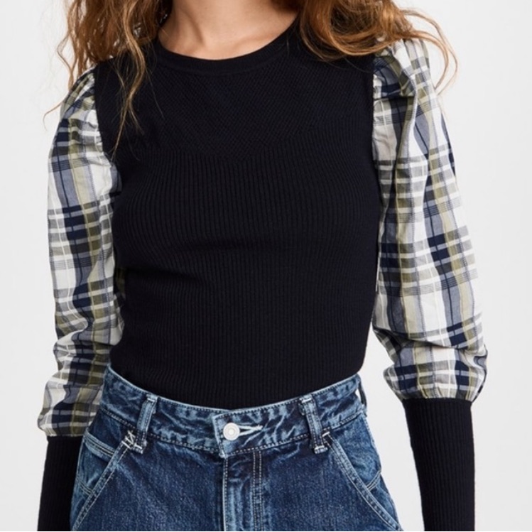 Nwot Veronica Beard $428 Leila Pullover In Navy Size Xsmall